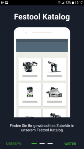 Festool Order App Einführung