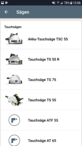 katalog Tauchsägen Festool